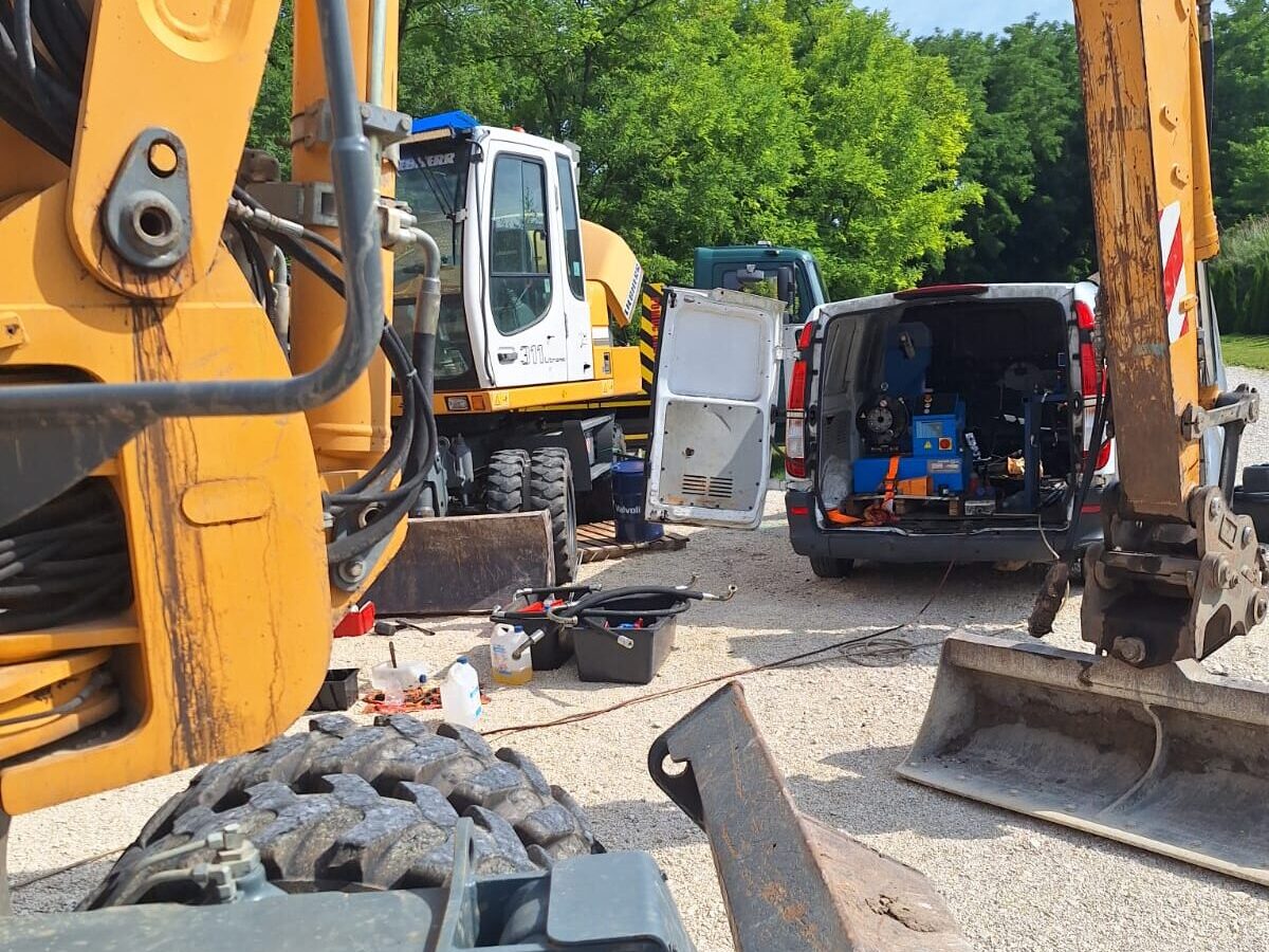 Mobilny serwis maszyn budowlanych